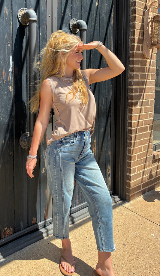 Slim Barrel Jeans