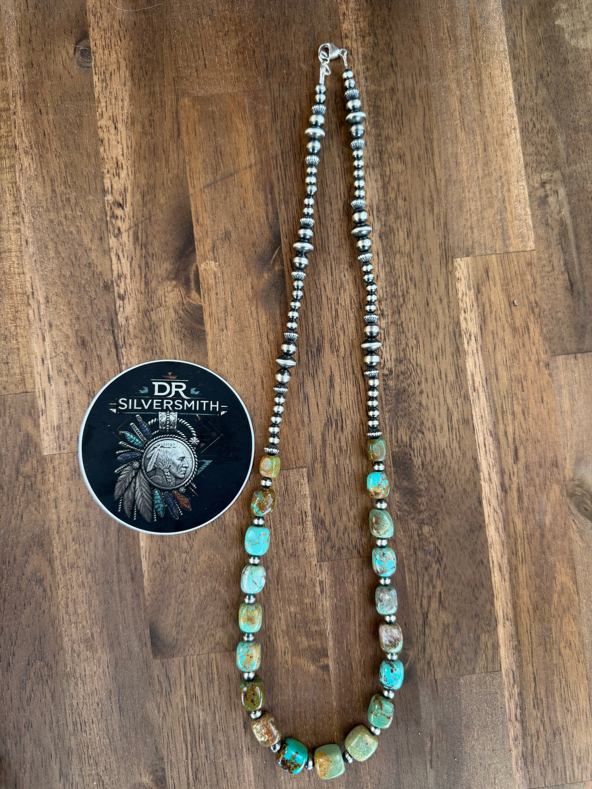 Necklace - 26” - 5/7mm - 7.5/8mm Rondell & Turquoise