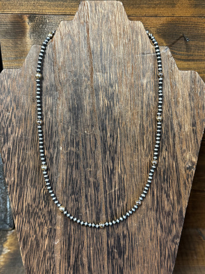 Necklace - 20” Mix Metal