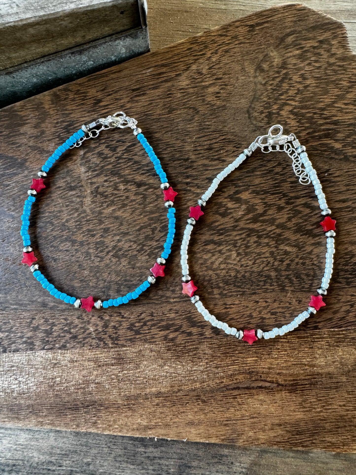Anklets - 5 Star Seed Bead