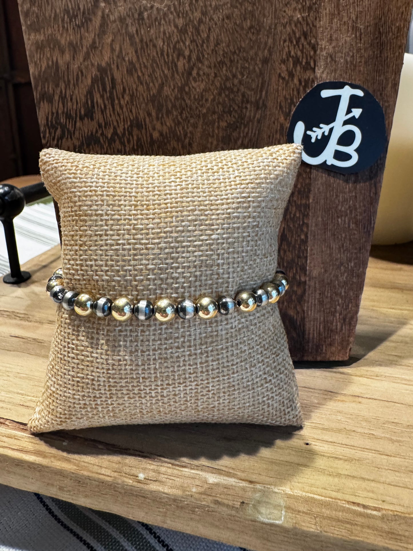 Bracelet - Mixed Metal Stretch