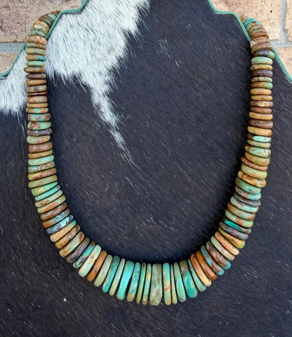 Necklace - 18” - Gradual Turquoise