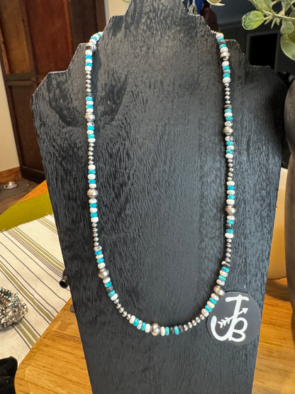 Necklace- 24” White River