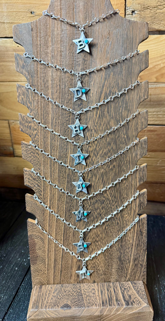 Initial Star Necklace