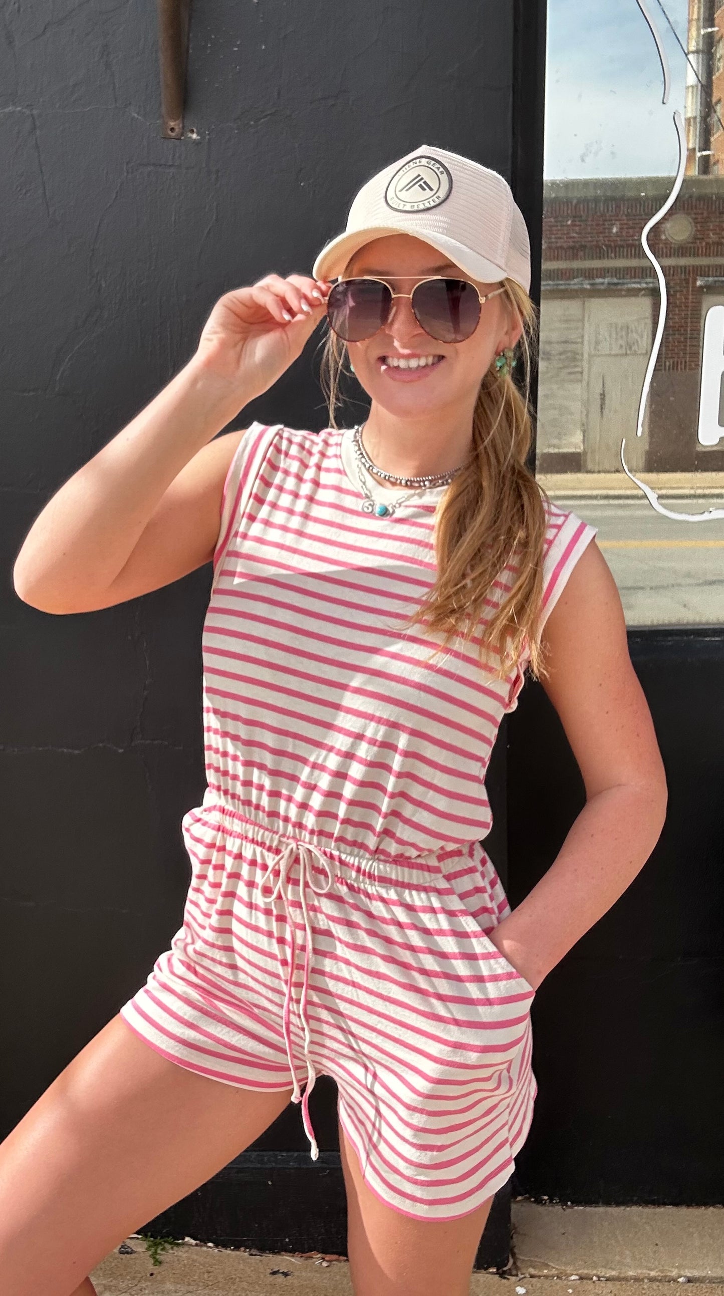 Coastal Pink Romper