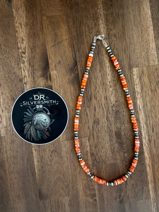 Necklace - 18” - 3/5mm & Spiny Oyster