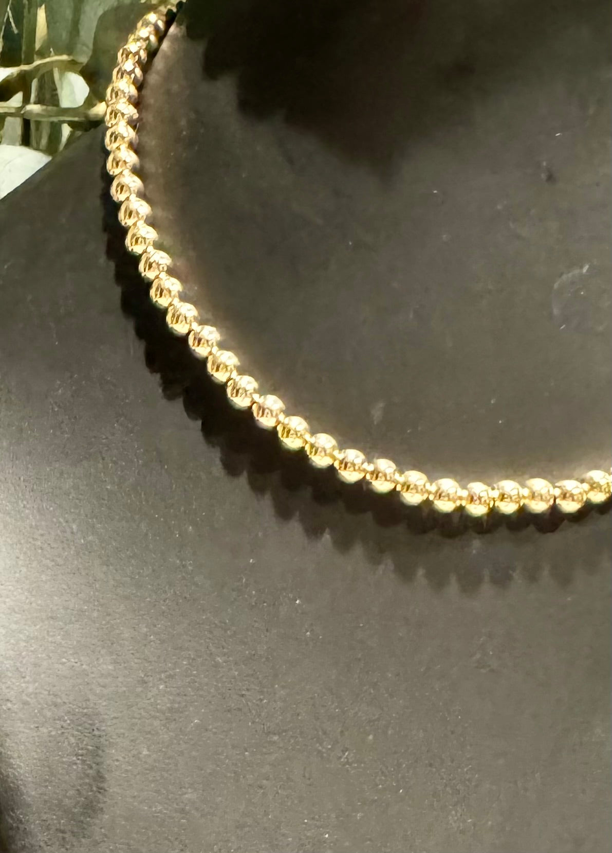 Choker - 14" 5mm Gold-Filled Beads