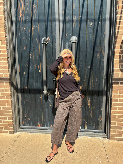 Tulip Pants in Leopard