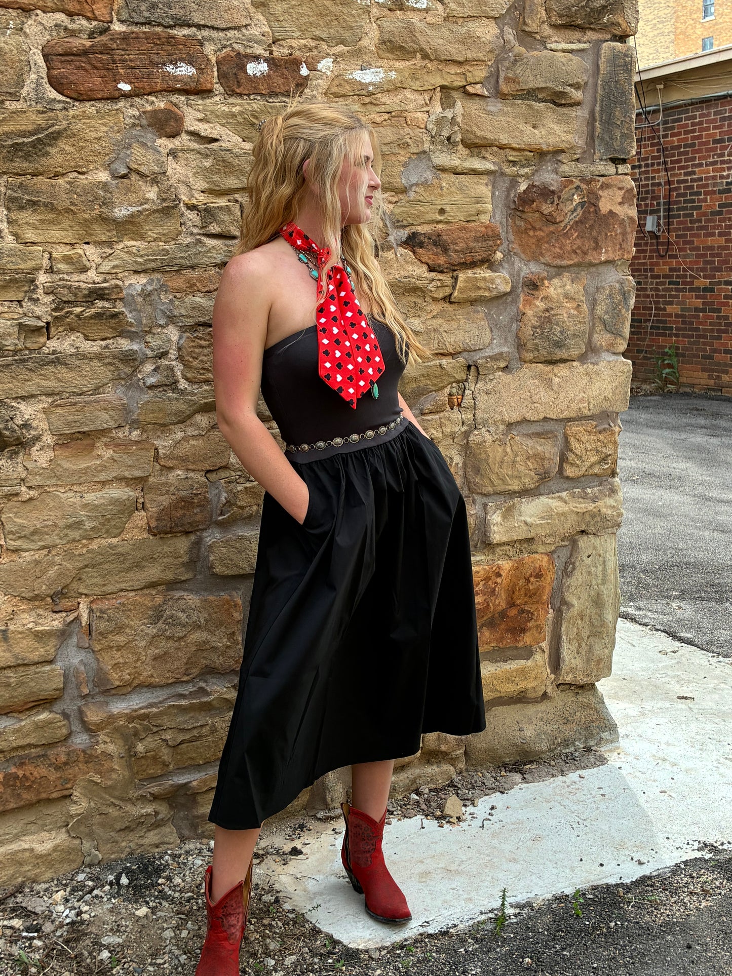 Tube top midi dress