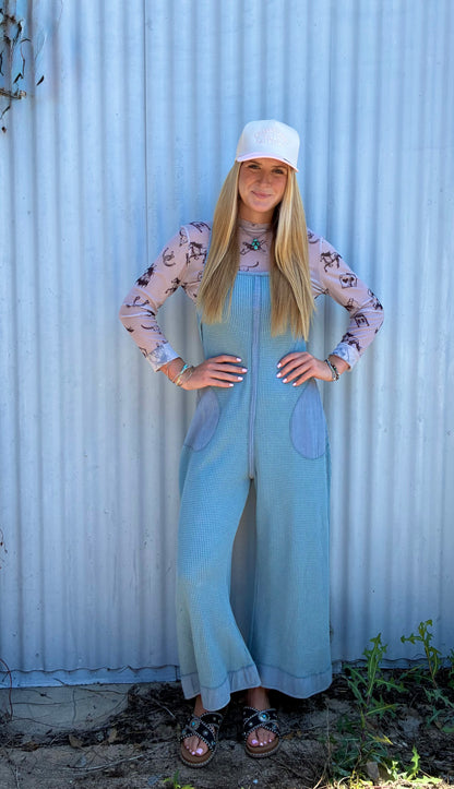 Cards and Horses Mesh Top