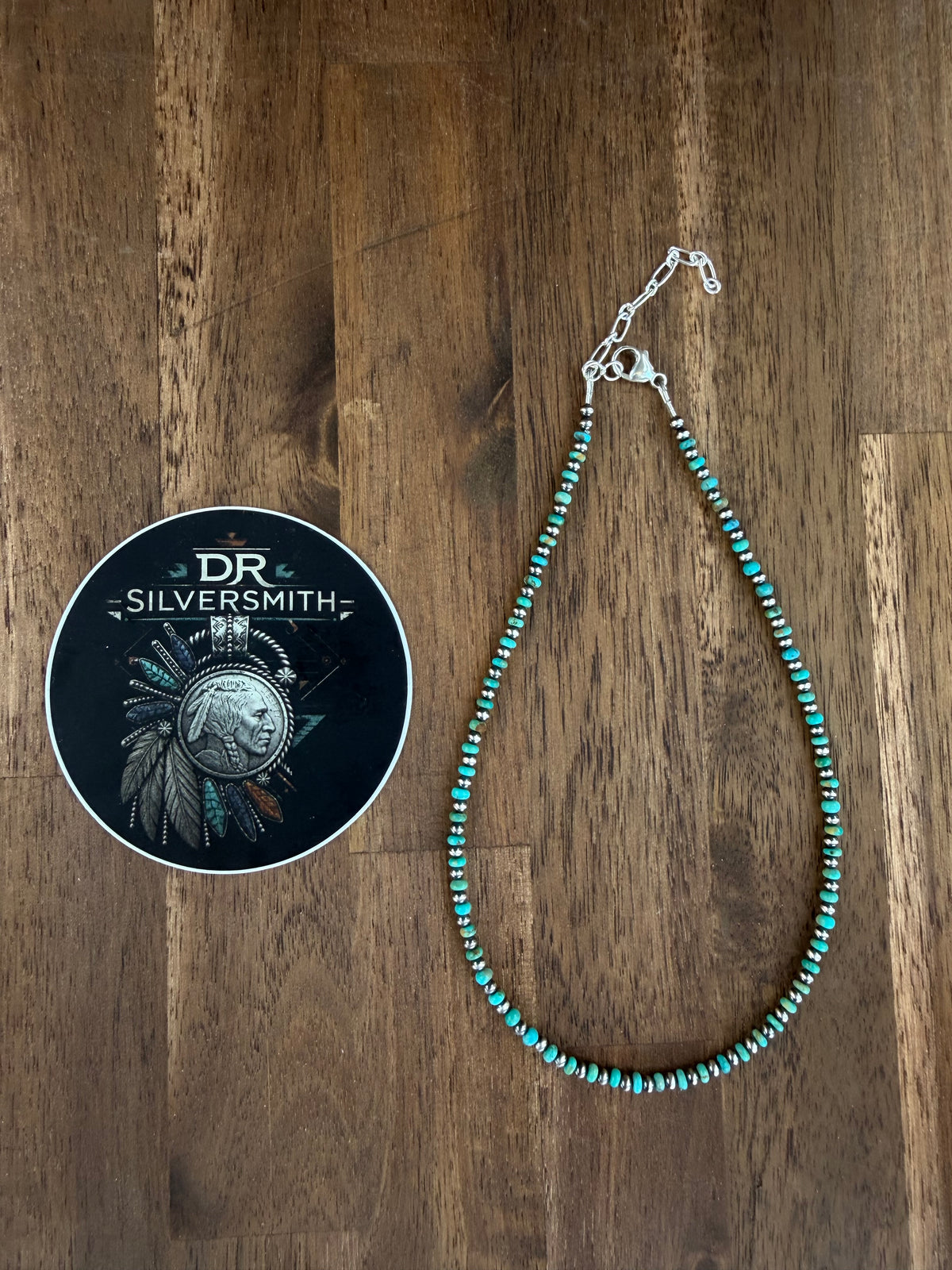 Choker - 3mm & Kingman Turquoise