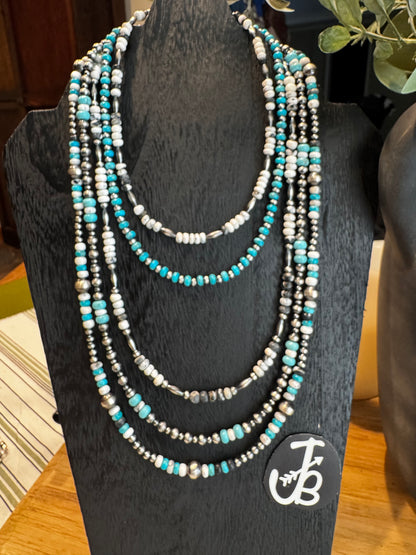 Necklace- 24” White River