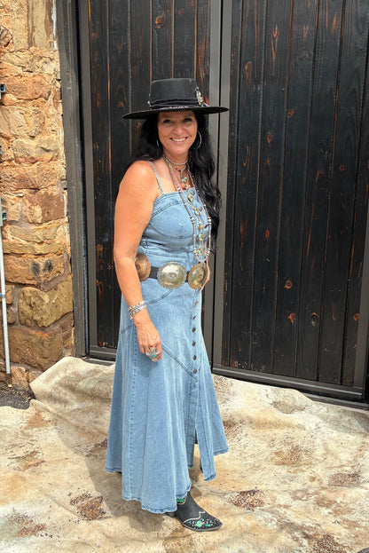 Maxi Denim Dress