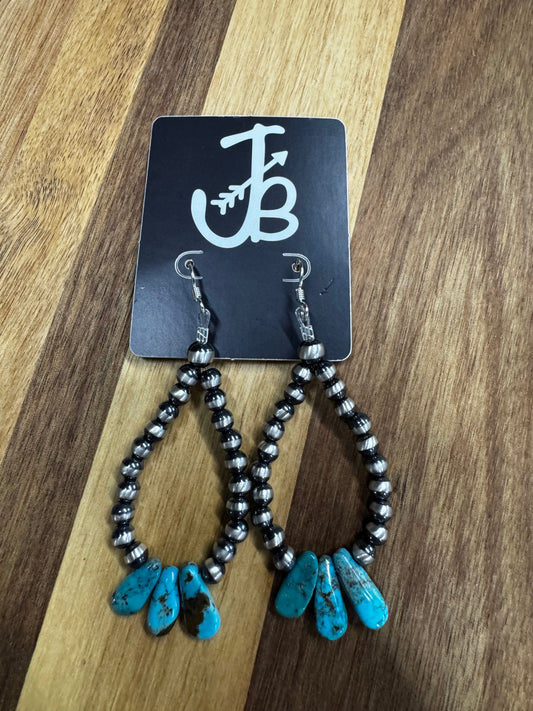 Earrings - Turquoise Drop/5
