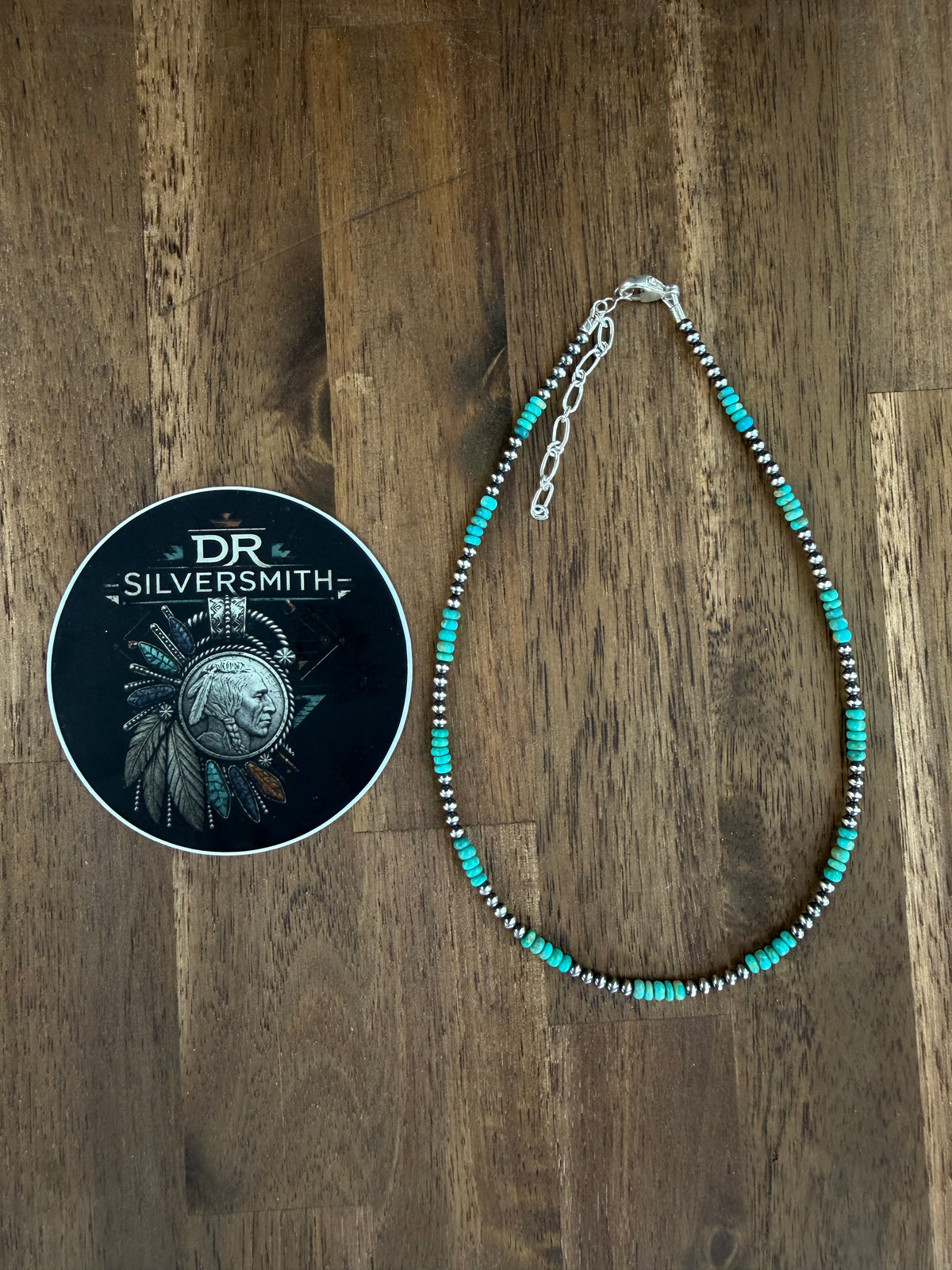Choker - 3mm & Kingman Turquoise