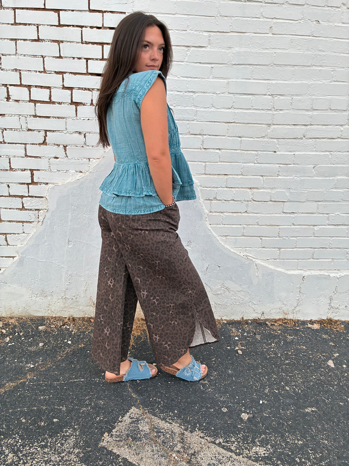 Tulip Pants in Leopard