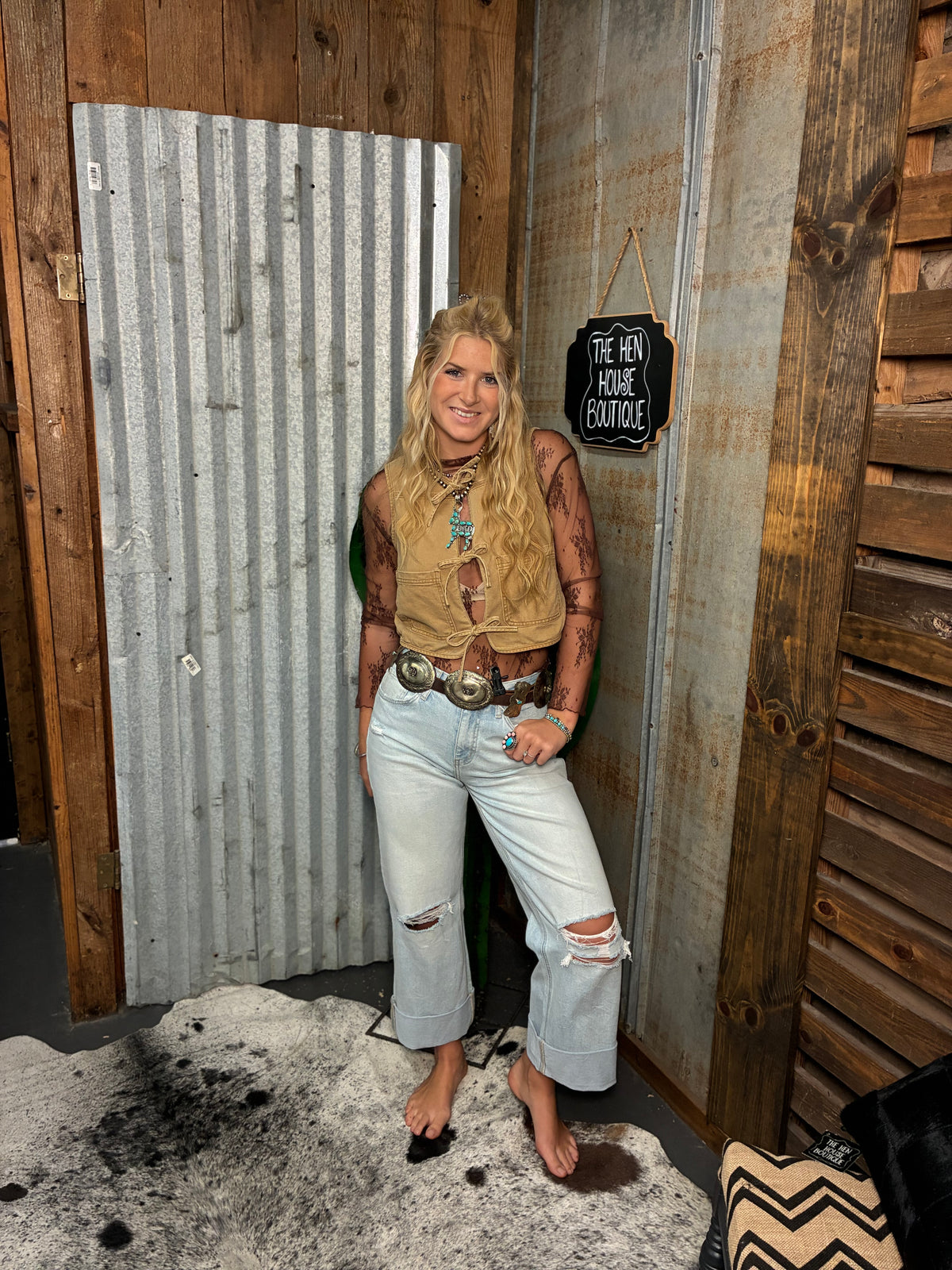 Camel Tie Vest