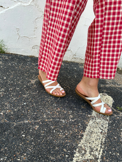 Criss Cross Strappy Sandal