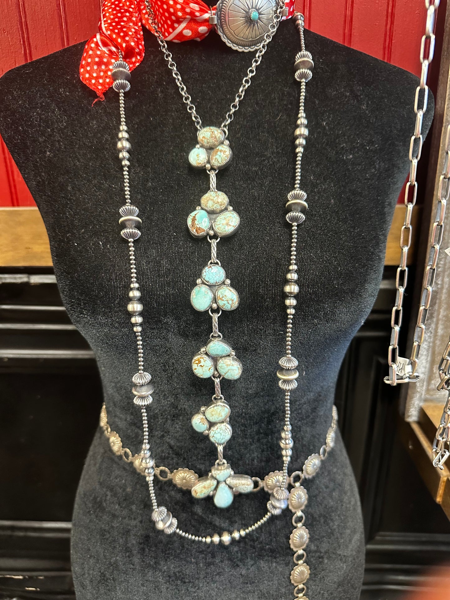 Cluster Lariat Necklace