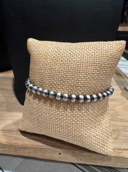 Bracelet - 5mm Sterling Silver Pearls