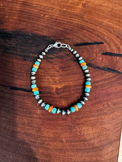 Bracelet - 5 Spiny/Turquoise