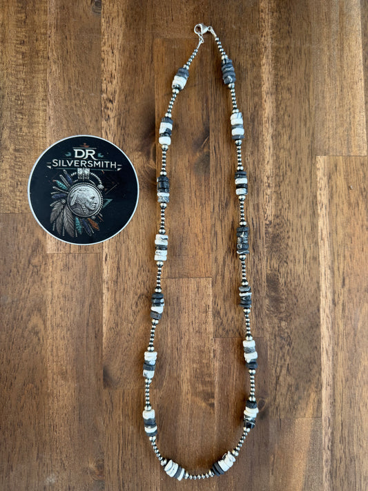 Necklace - 26” - 3/5mm & White Buffalo