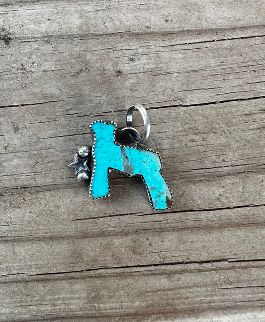 Turquoise Lamb Pendant