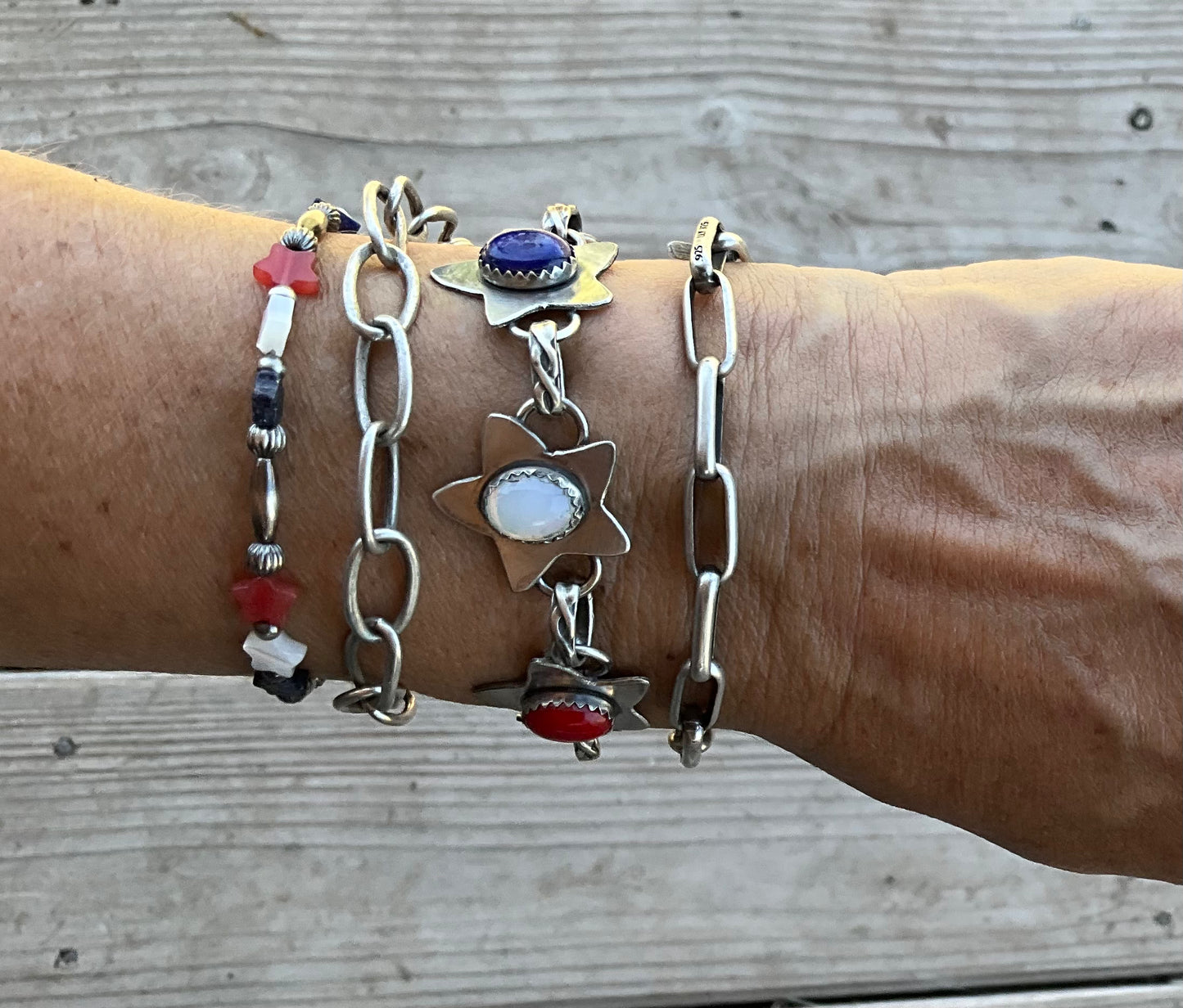 Bracelet - Red/White/Blue Star