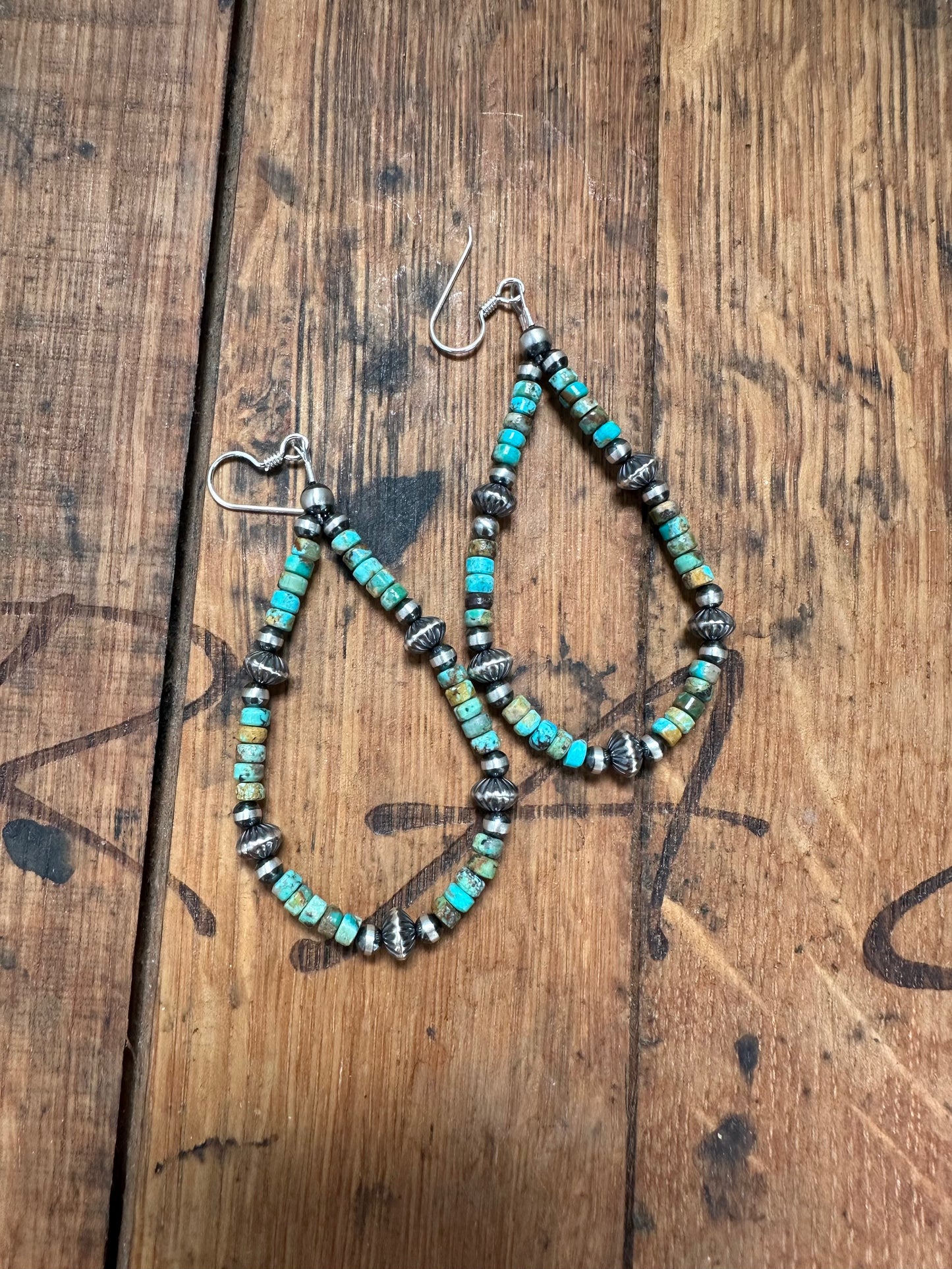 Earrings - Sterling Silver & Turquoise