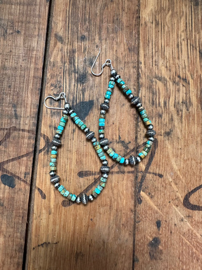 Earrings - Sterling Silver & Turquoise