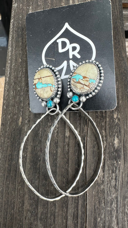 Royston Ribbon Hoop Earrings