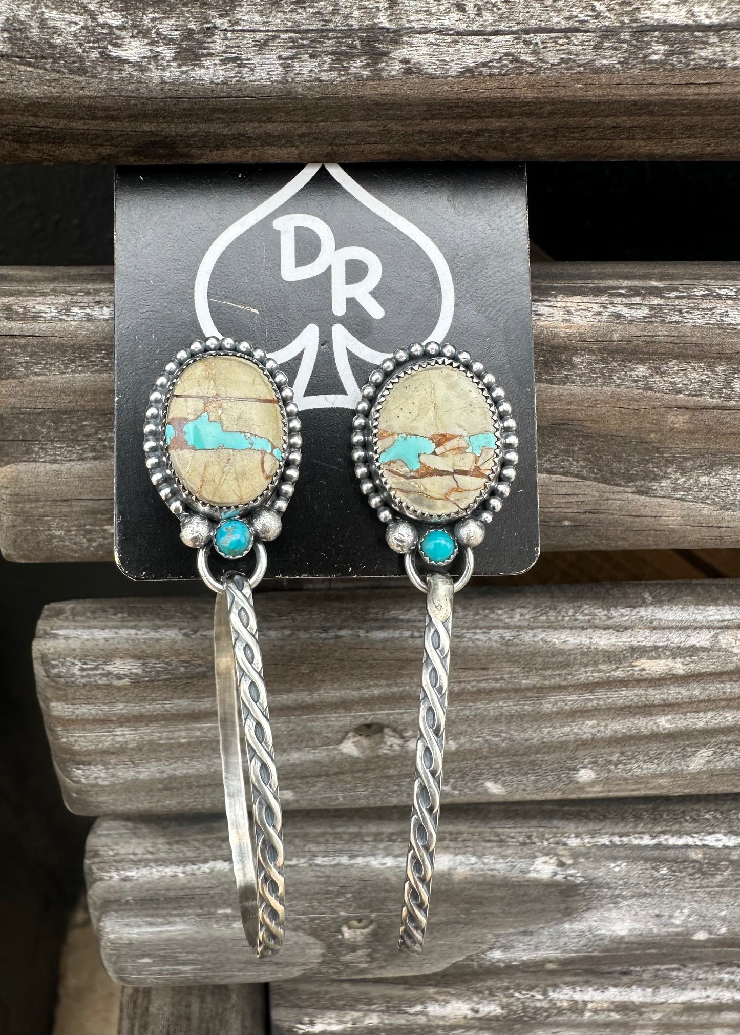 Royston Ribbon Hoop Earrings