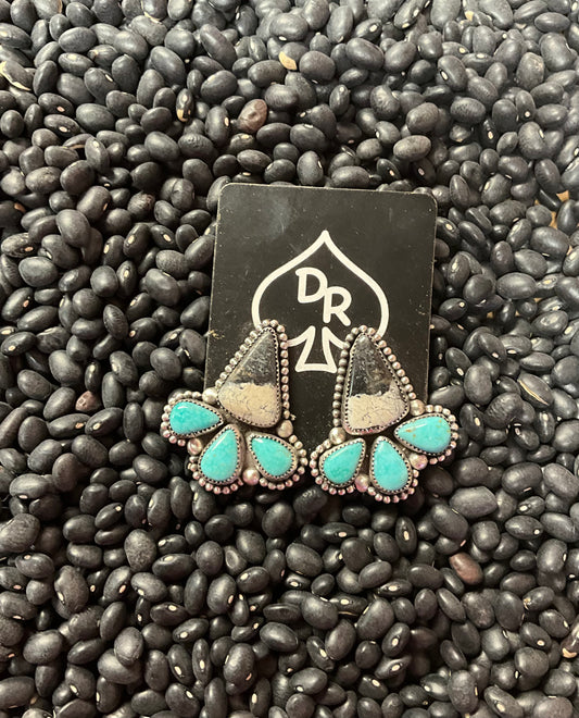 Whiter Buffalo Stud Earrings