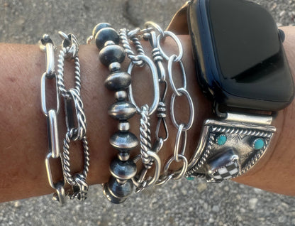 Sterling Silver Pearl Bracelet