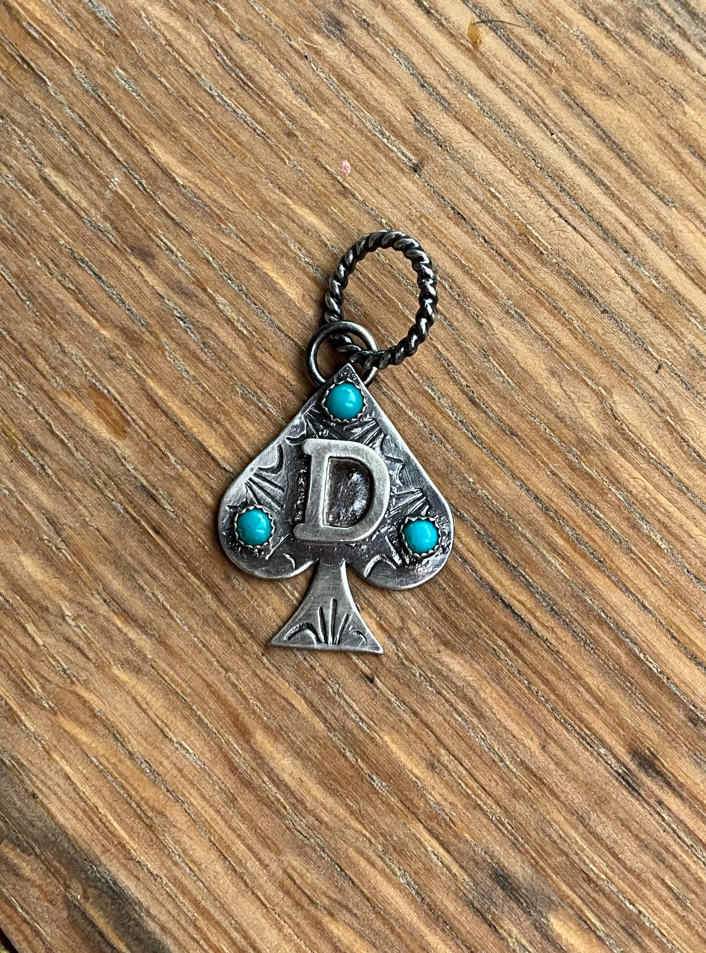 Initial Spade Pendant