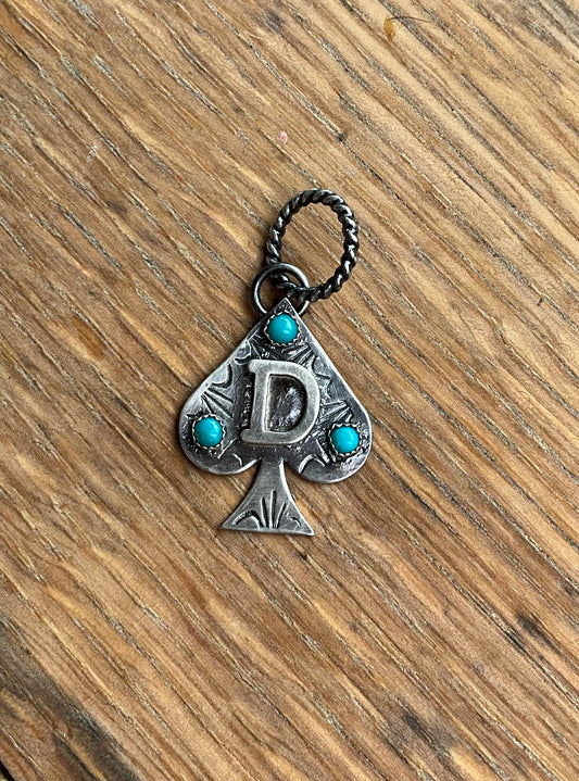 Initial Spade Pendant
