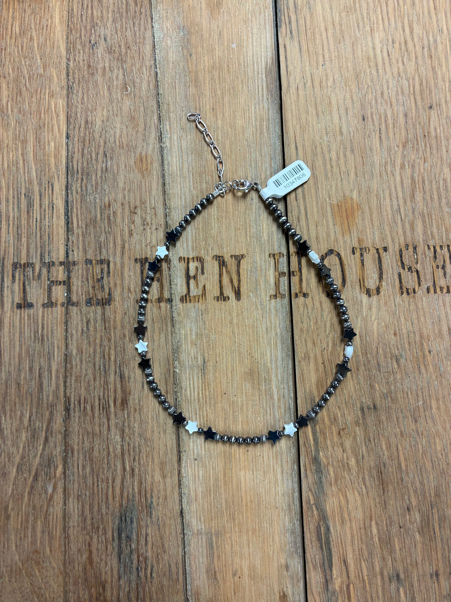 Necklace - Star Choker - 4mm - B&W