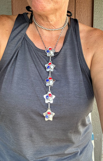 All American Funky Star Lariat