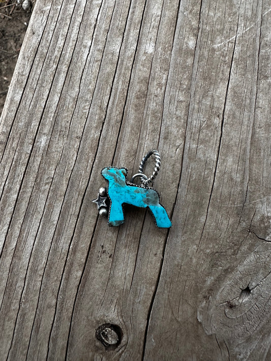 Turquoise Lamb Pendant