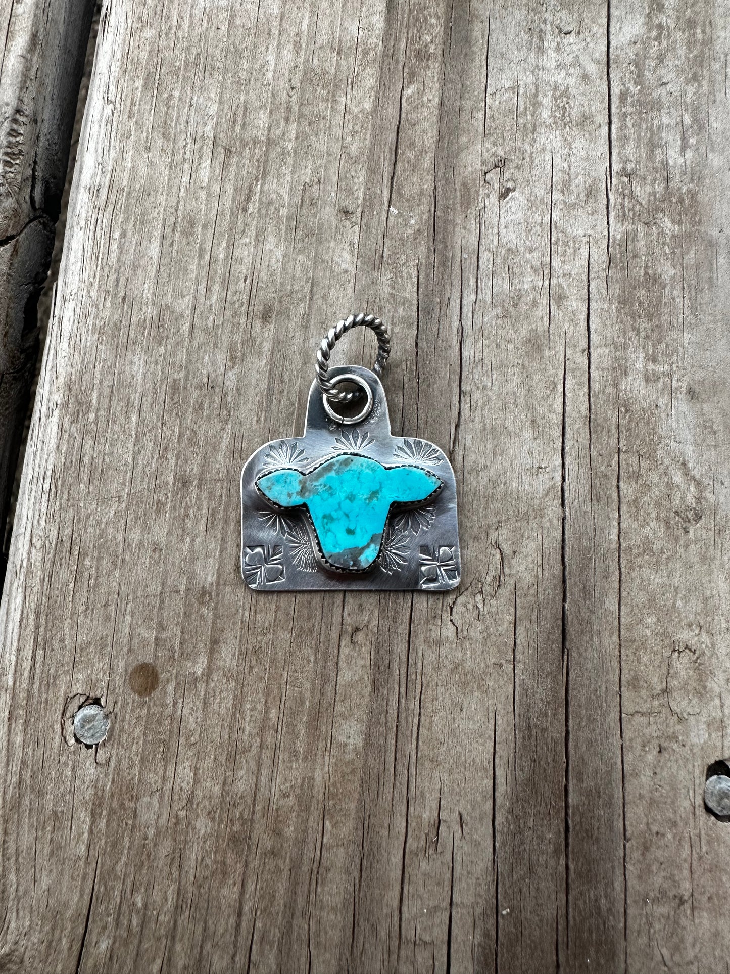 Cow Tag Steer Head Pendant