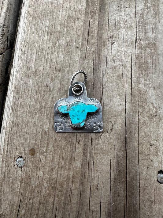 Cow Tag Steer Head Pendant