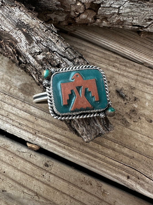 Frankoma Pottery Thunderbird Bracelet