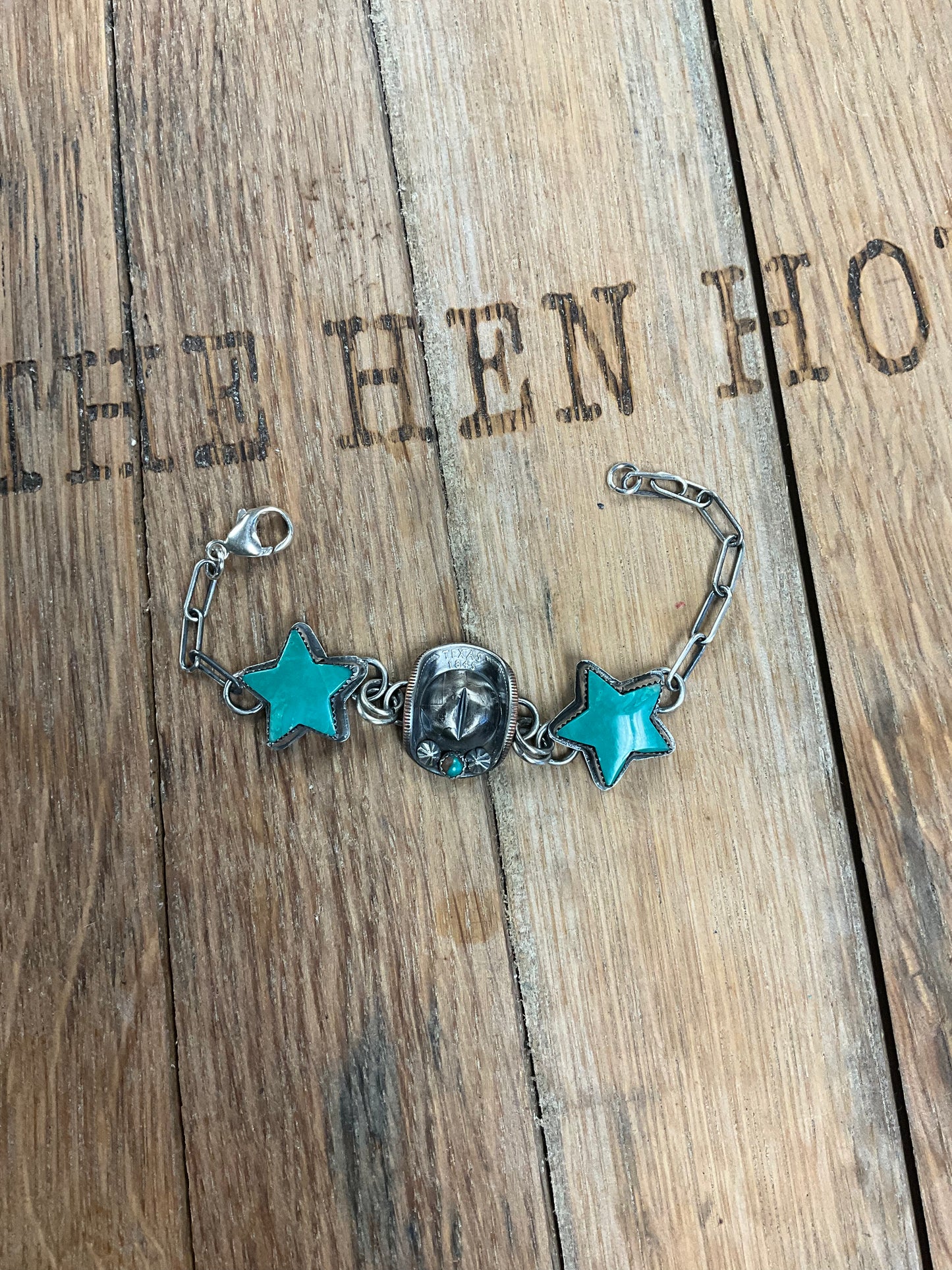 Texas Quarter Cowboy Hat Bracelet