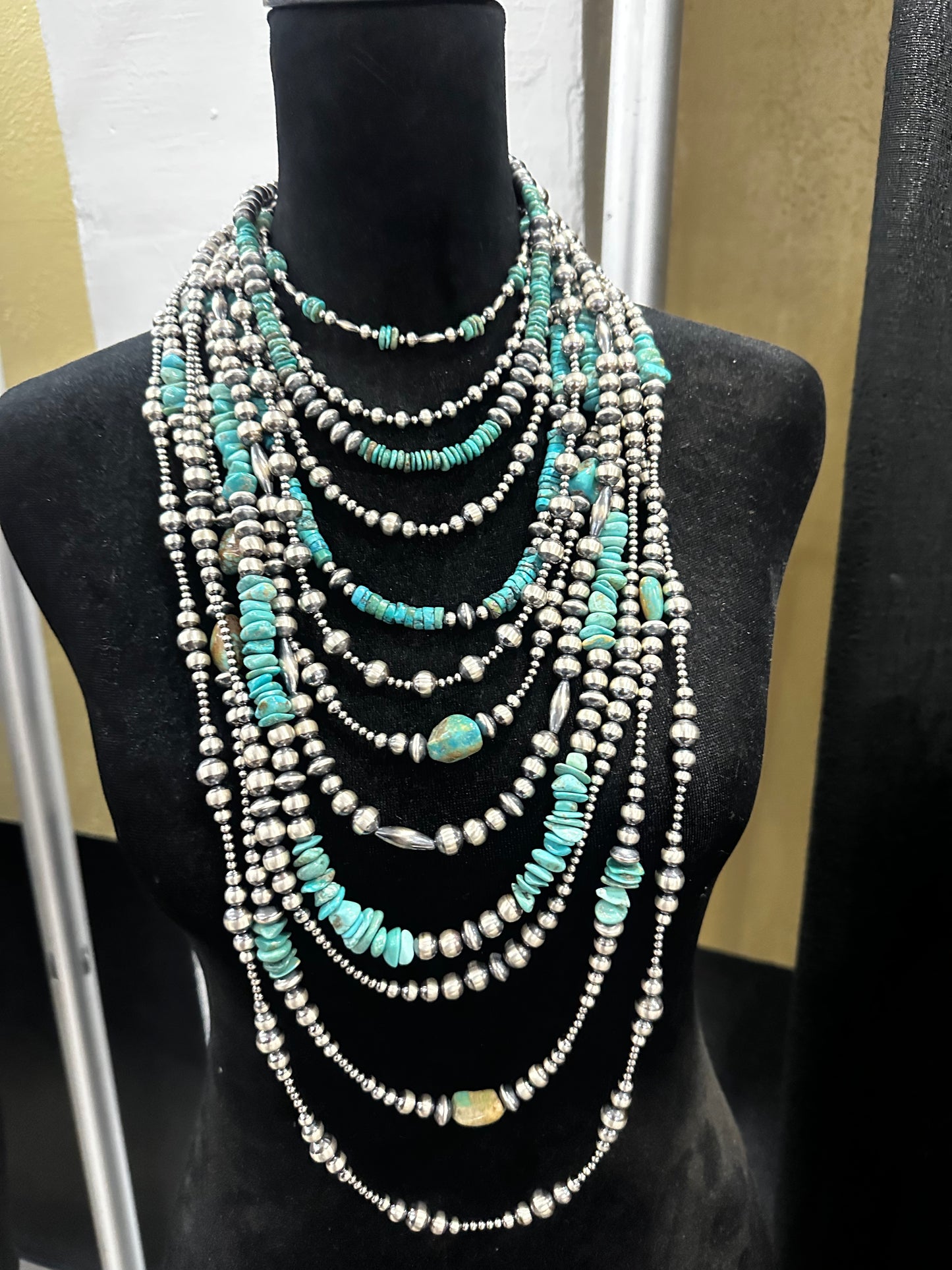 24” Sterling Silver Pearl Necklace