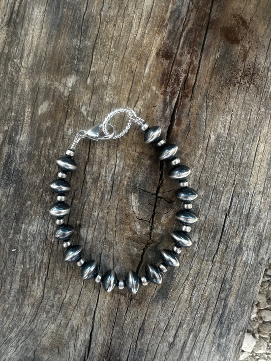 Sterling Silver Pearl Bracelet