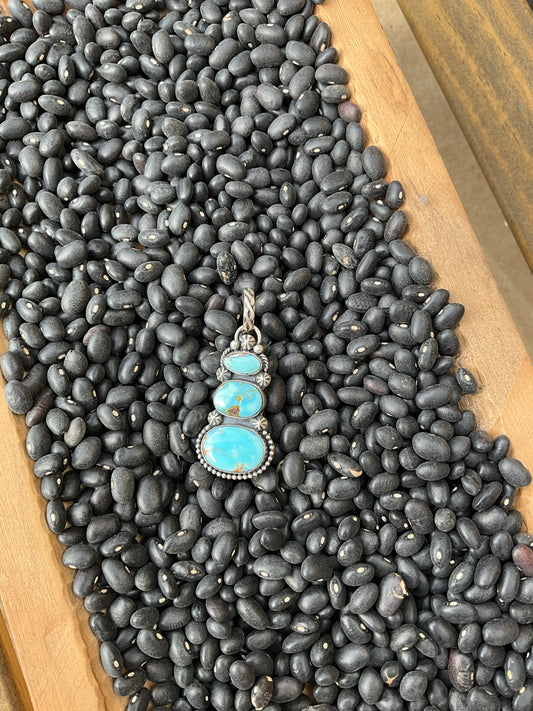 Golden Hills 3 Stone Pendant