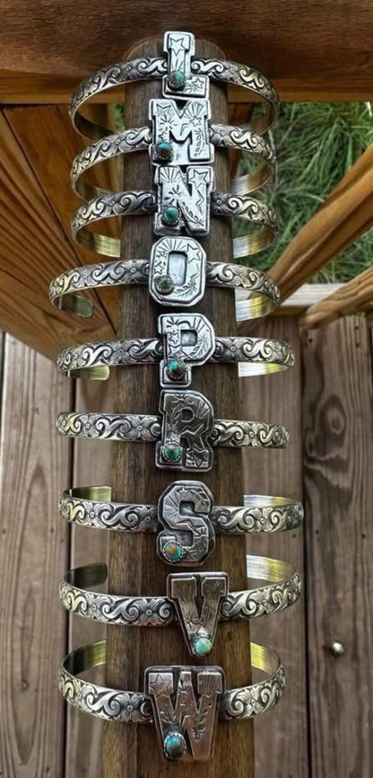 Initial Cuff Bracelet
