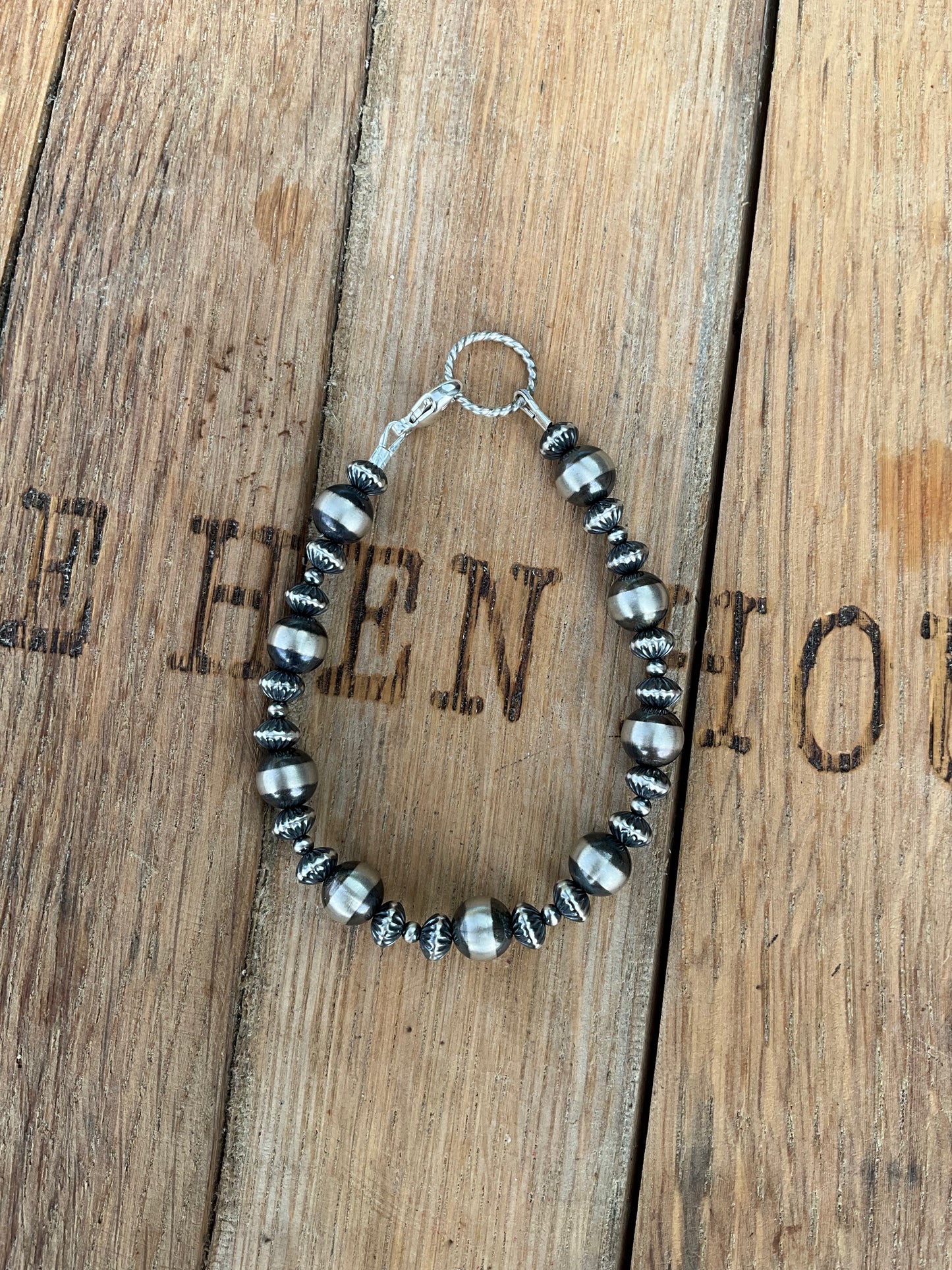 Bracelet - 7.5mm Rondelle - 3/9mm Round