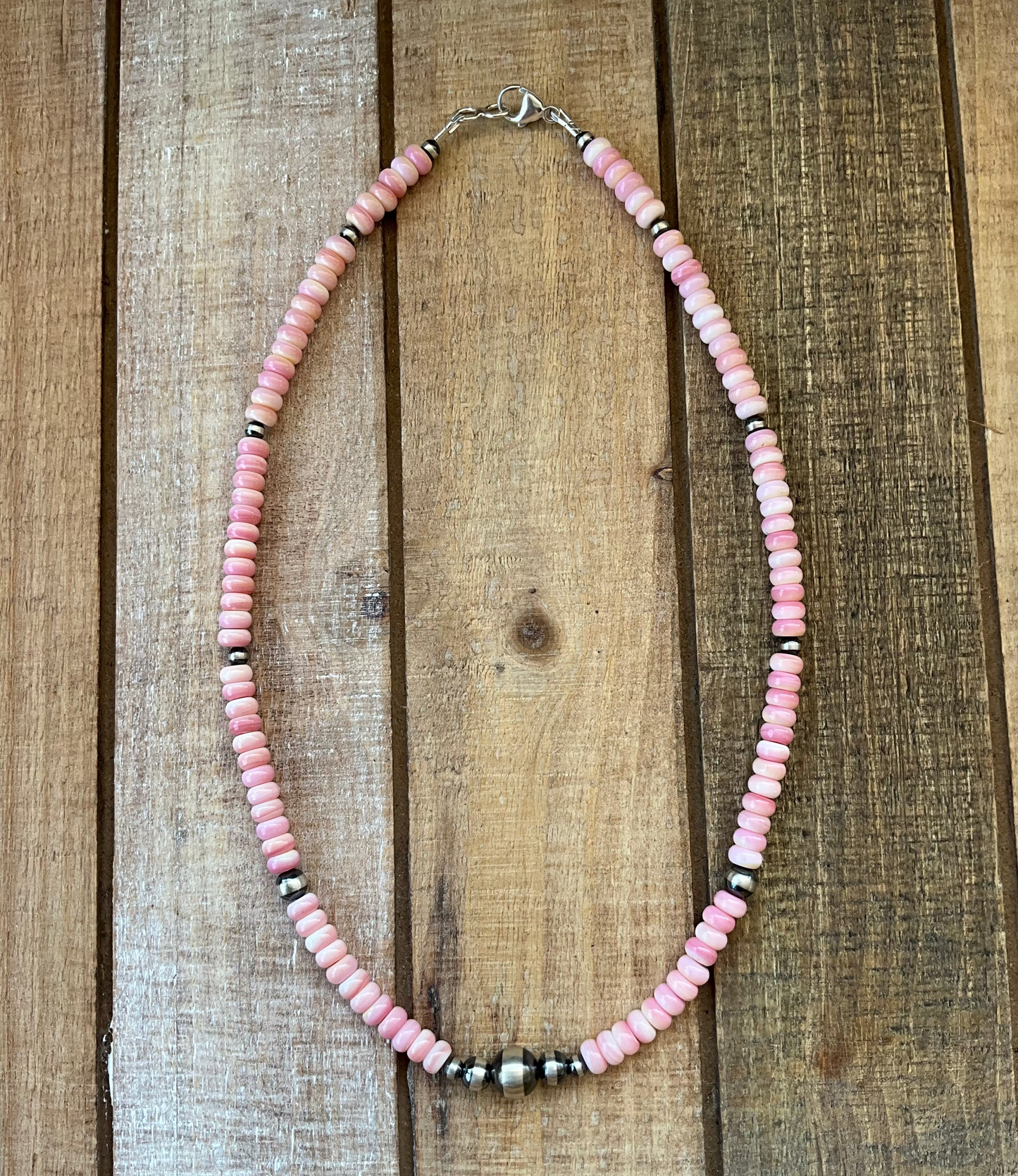 Necklace - 18” - Pink Conch (6mm) - 4/6/8mm