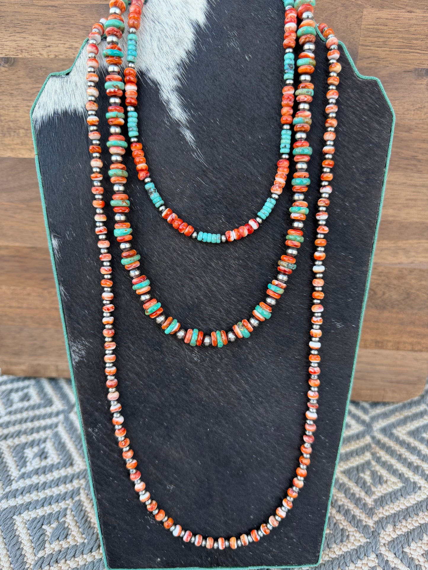 Necklace - 20” - 6mm - Spiny Oyster - Turquoise